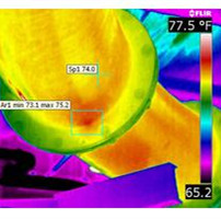 煉油設(shè)備腐蝕部位的紅外熱成像儀檢測(cè)